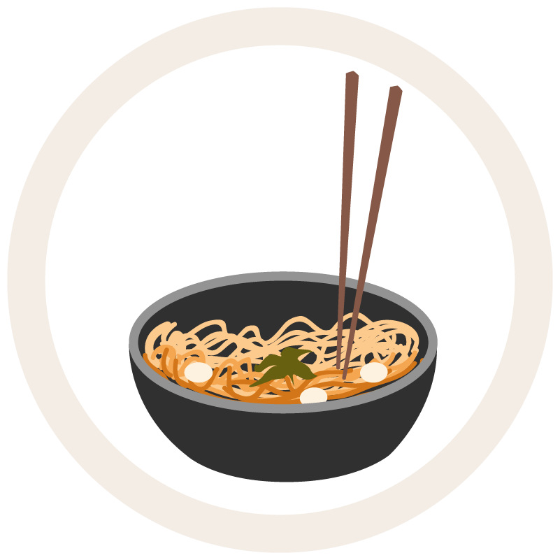 Seducta gift illustration of chinese food