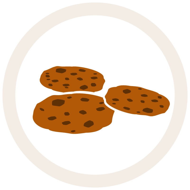 Seducta gift illustration of three cookies